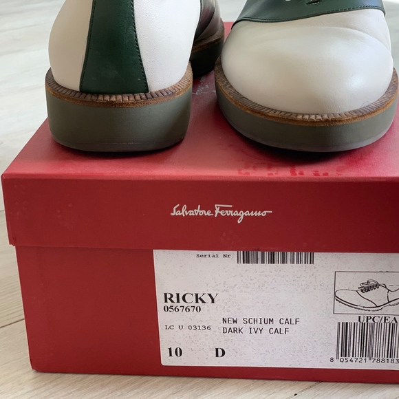 Salvatore Ferragamo Two Tone Leather Oxford Derby main image 5